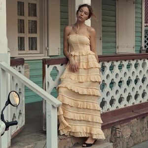 NWT DÔEN OPERETTA MAXI DRESS